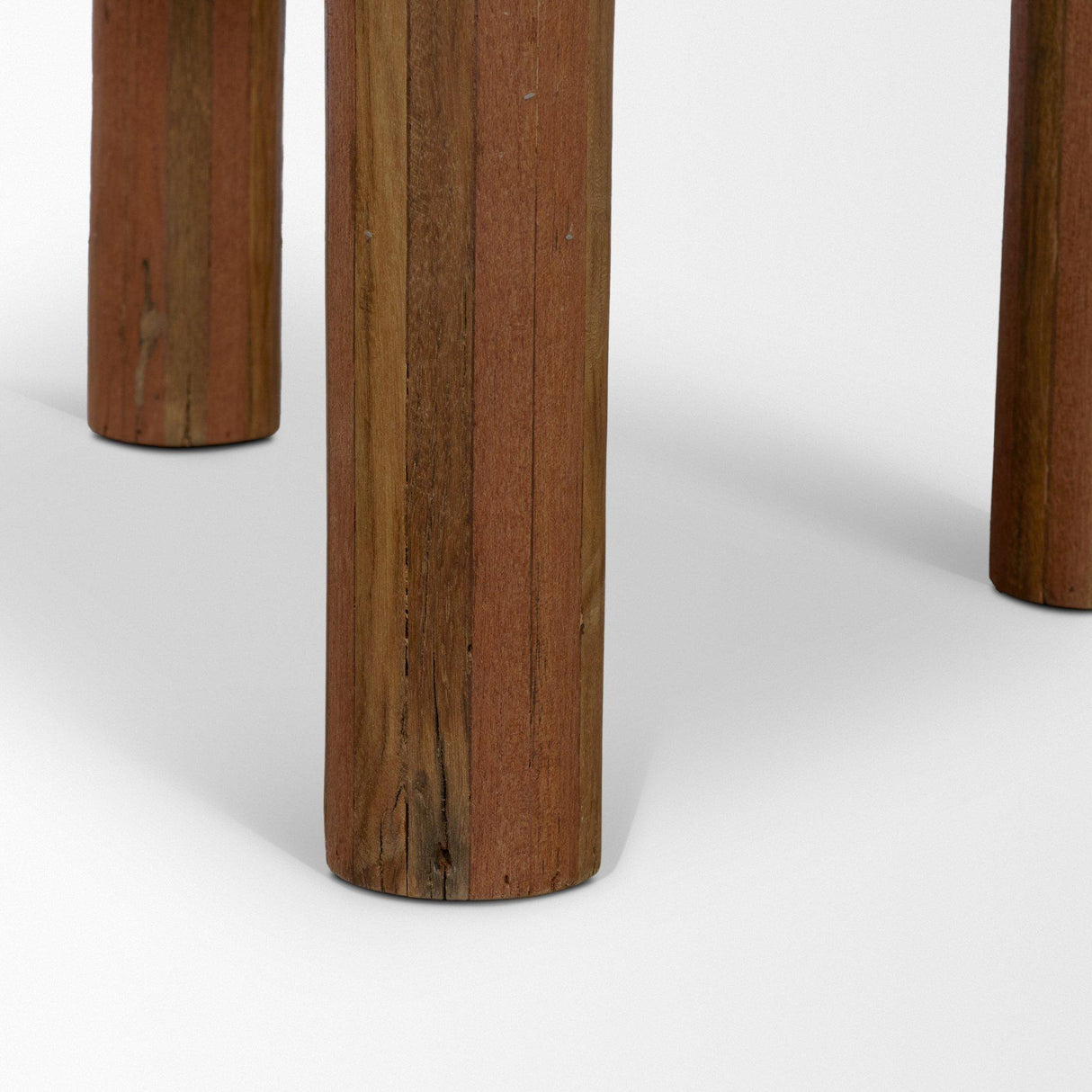 Mercana Hewitt Square Smooth Reclaimed Wood Side Table