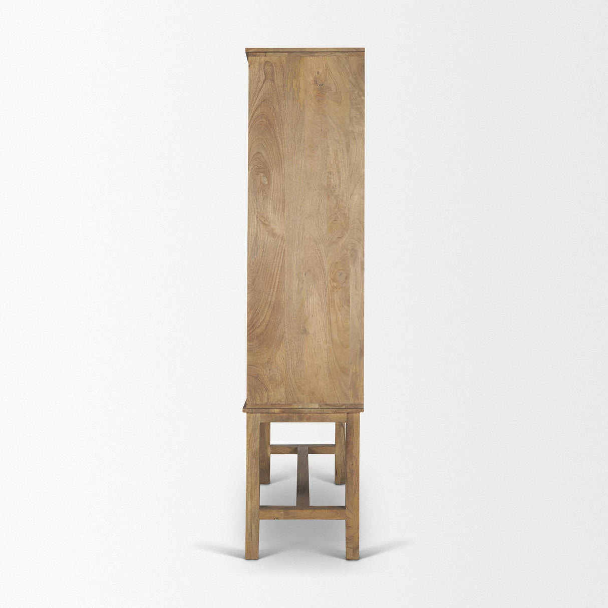 Mercana Truss Cool Brown Wood 6 Door Tall Cabinet