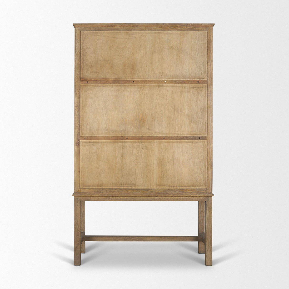 Mercana Truss Cool Brown Wood 6 Door Tall Cabinet