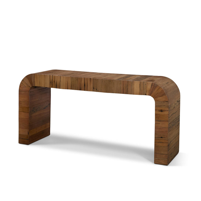 Mercana Denton Medium Brown Relcaimed Wood Console Table