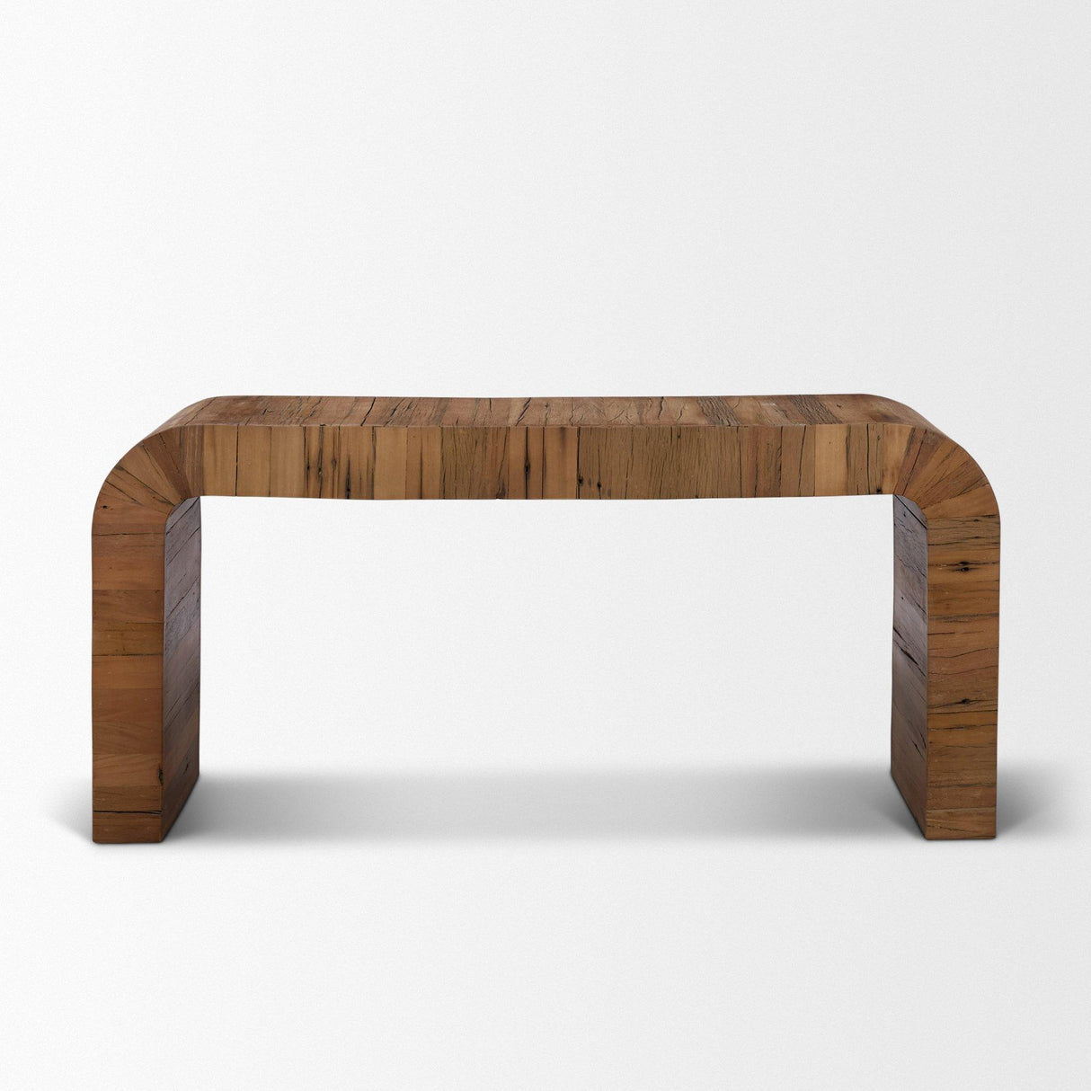 Mercana Denton Medium Brown Relcaimed Wood Console Table