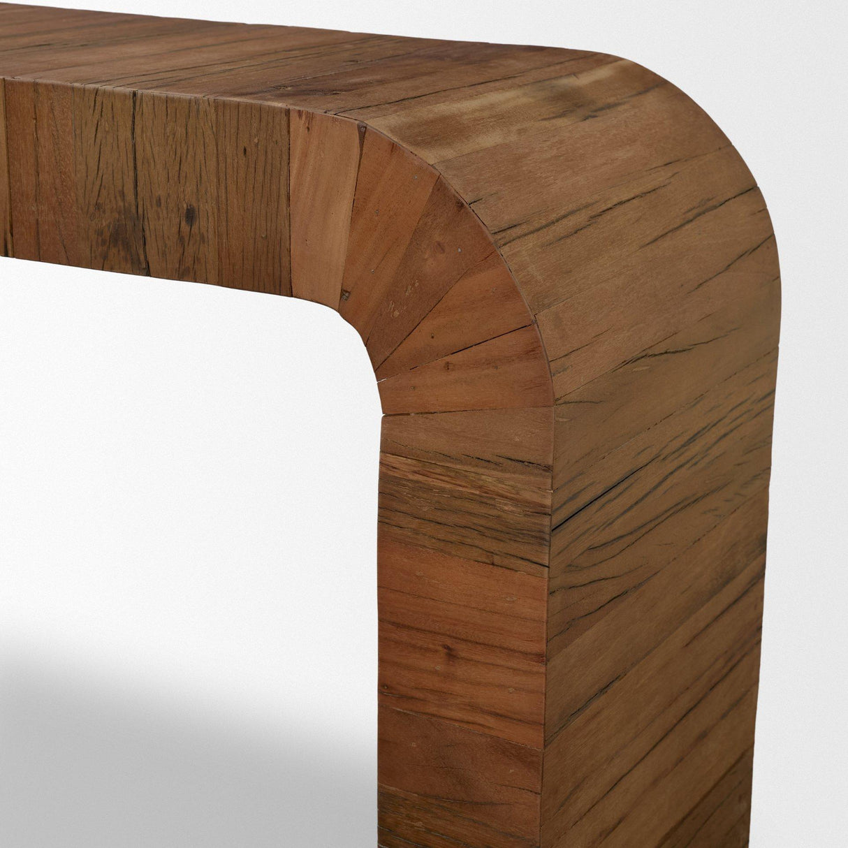 Mercana Denton Medium Brown Relcaimed Wood Console Table
