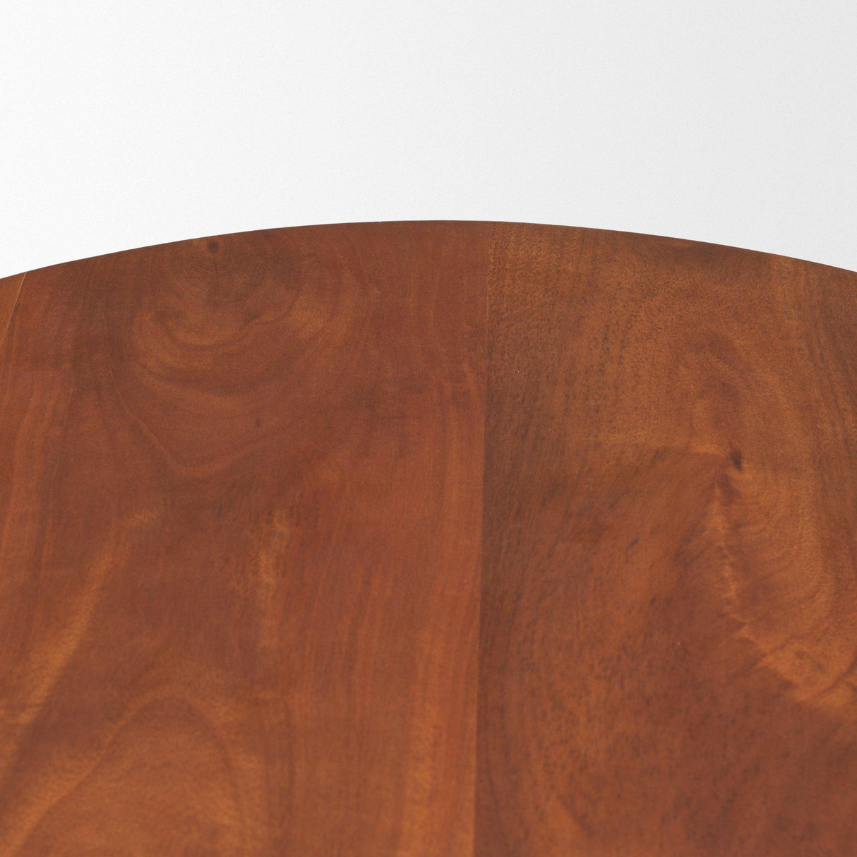 Mercana Mora Medium Brown Wood 3-Legged Accent Table