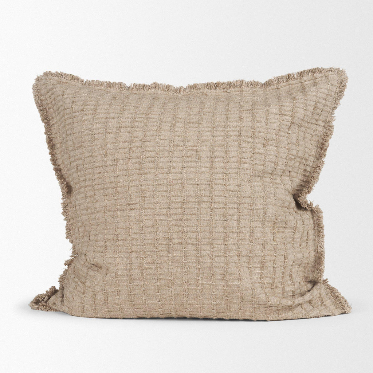 Mercana Thatch 20x20 Square Sand Decorative Pillow Cover