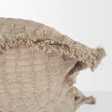 Mercana Thatch 20x20 Square Sand Decorative Pillow Cover