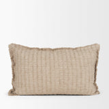 Mercana Thatch 14x26 Lumbar Sand Decorative Pillow Cover