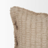 Mercana Thatch 14x26 Lumbar Sand Decorative Pillow Cover