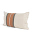 Mercana Mason 14x26 Cream w/ Orange Stripe Decorative Pillow Cover