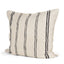 Mercana Liv 22x22 Cream w/ Black Stripes Decorative Pillow Cover