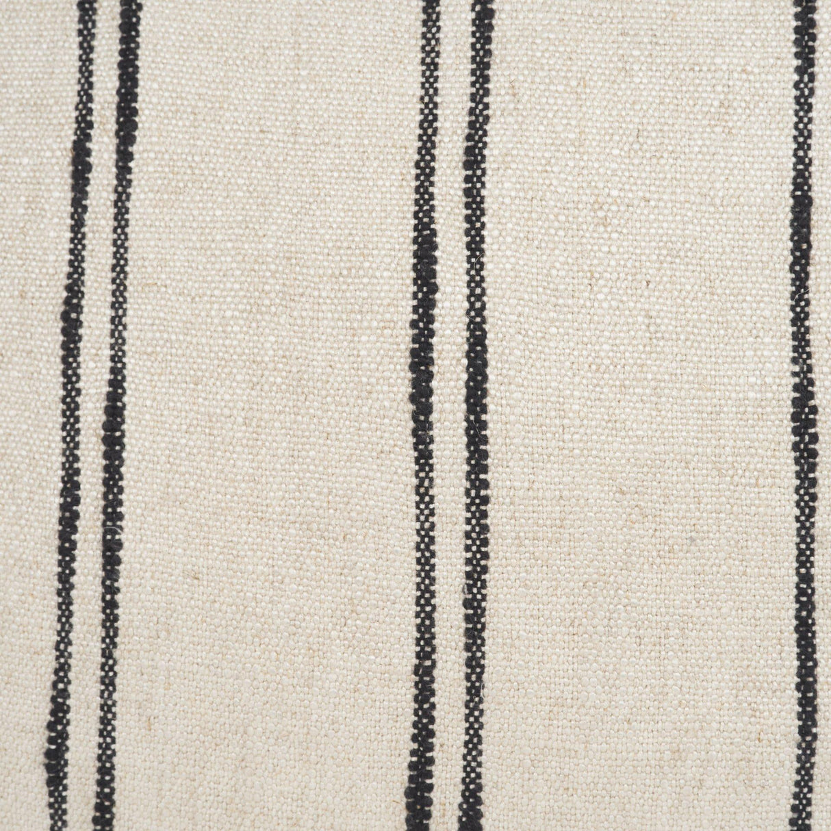 Mercana Liv 22x22 Cream w/ Black Stripes Decorative Pillow Cover