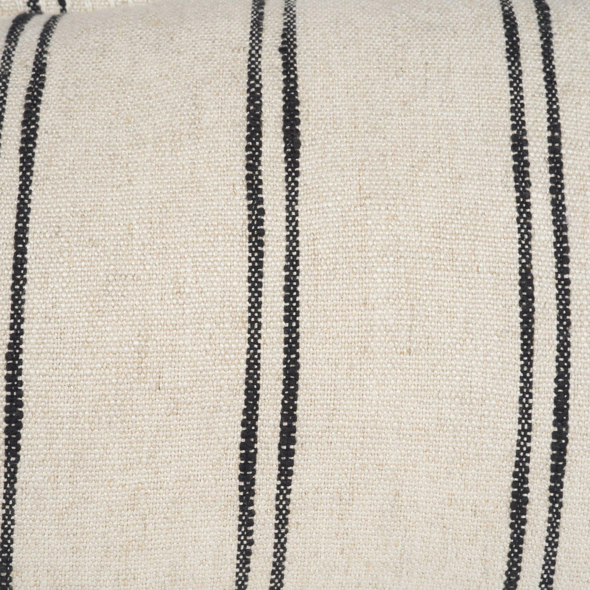 Mercana Liv 13x21 Cream w/ Black Stripes Decorative Pillow Cover