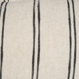 Mercana Liv 13x21 Cream w/ Black Stripes Decorative Pillow Cover