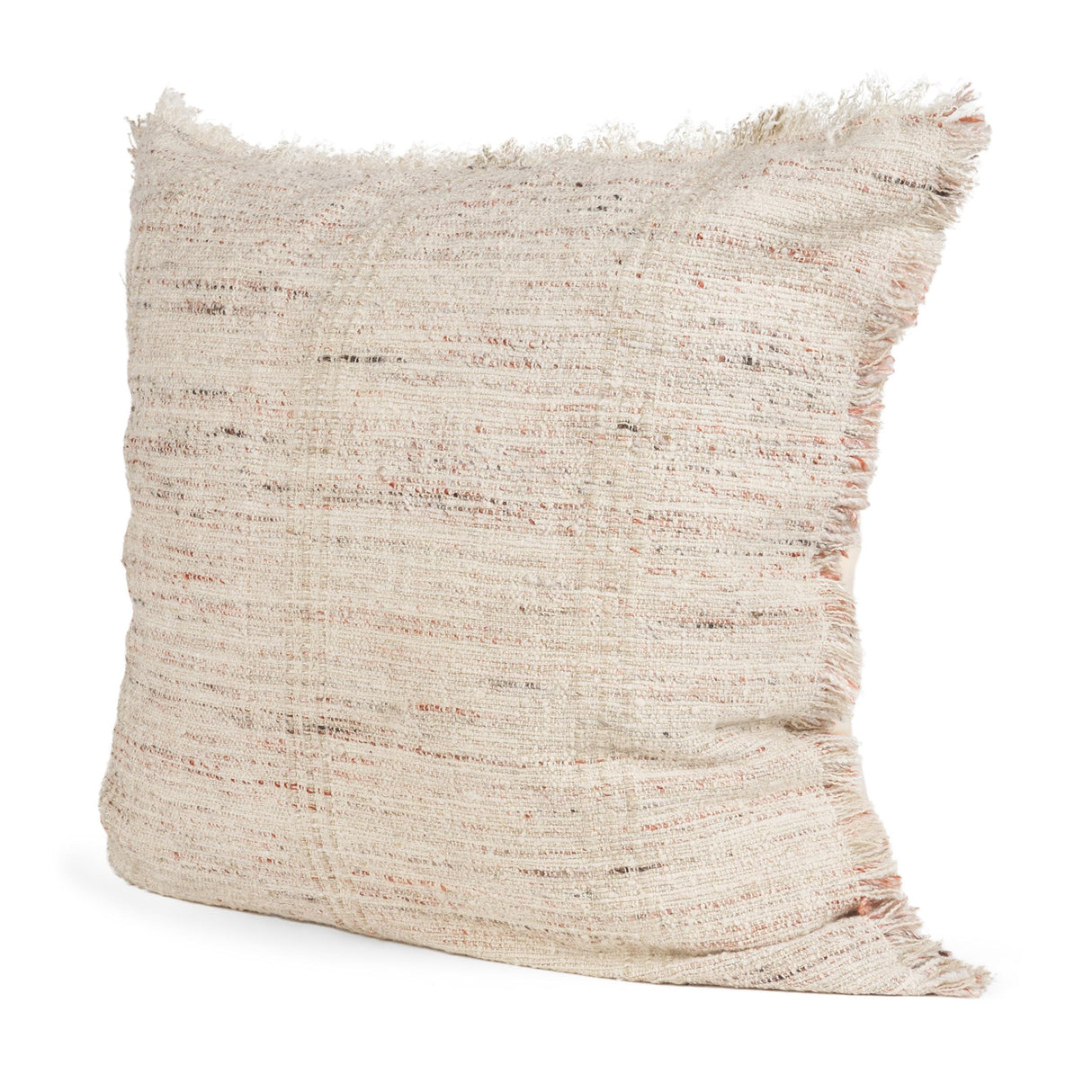 Mercana Fraye 22x22 Square Oatmeal Multi-Tone Blend Decorative Pillow Cover