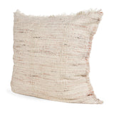 Mercana Fraye 22x22 Square Oatmeal Multi-Tone Blend Decorative Pillow Cover