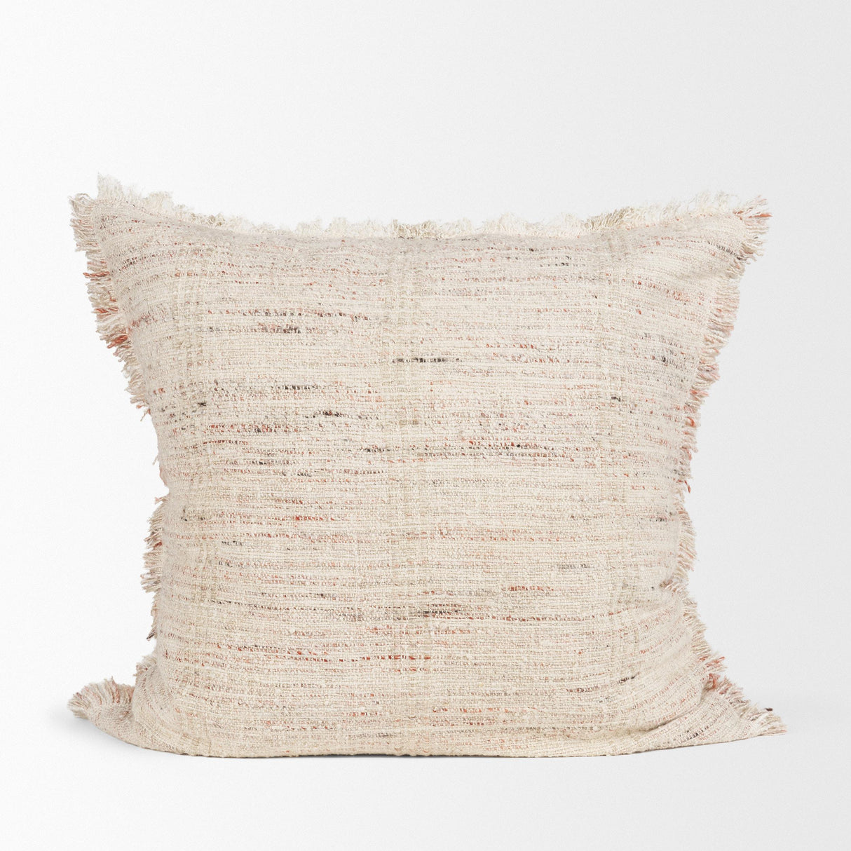Mercana Fraye 22x22 Square Oatmeal Multi-Tone Blend Decorative Pillow Cover