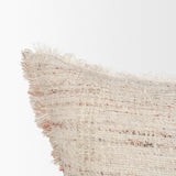 Mercana Fraye 22x22 Square Oatmeal Multi-Tone Blend Decorative Pillow Cover