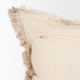 Mercana Fraye 22x22 Square Oatmeal Multi-Tone Blend Decorative Pillow Cover