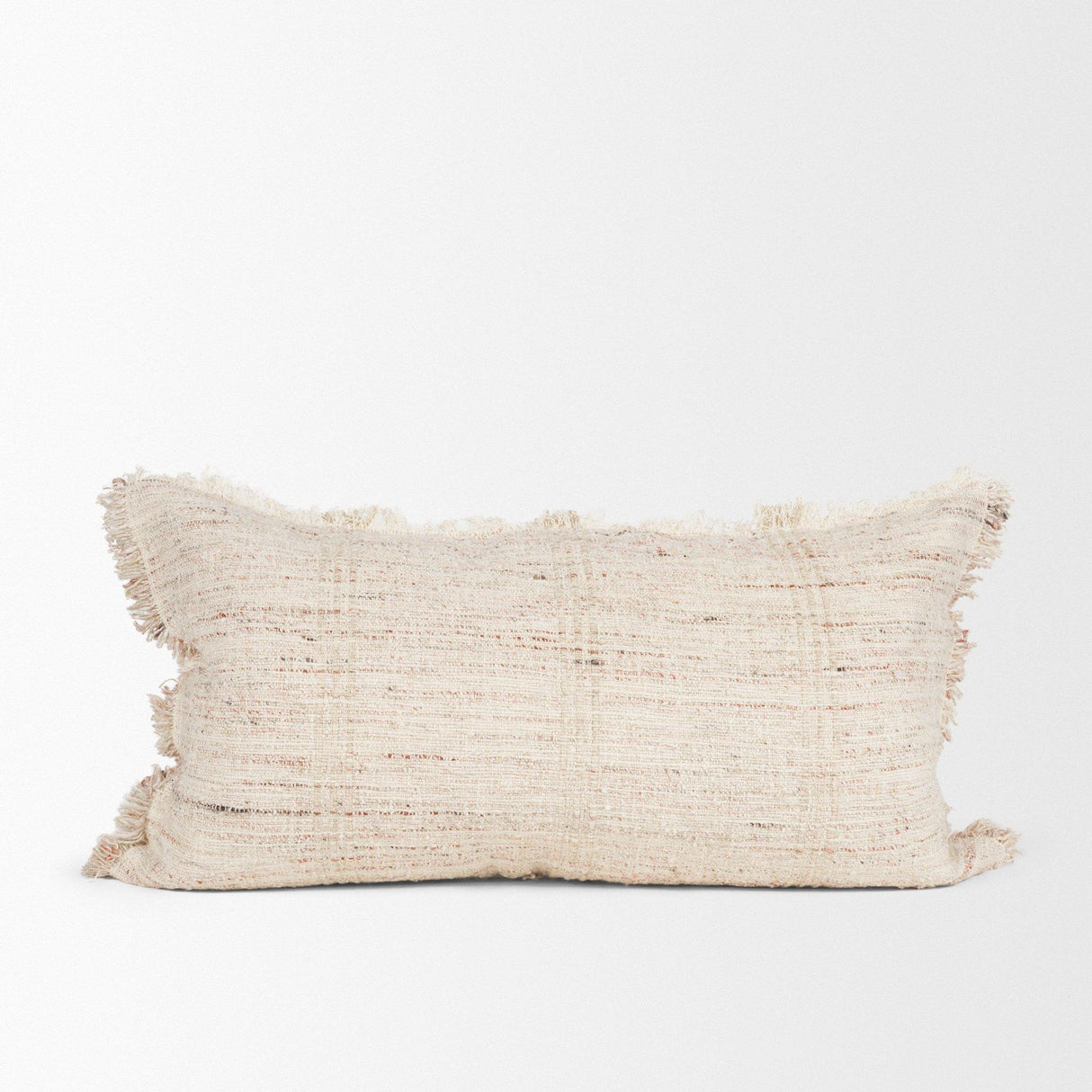 Mercana Fraye 14x26 Oatmeal Multi-Tone Blend Decorative Pillow Cover