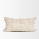 Mercana Fraye 14x26 Oatmeal Multi-Tone Blend Decorative Pillow Cover