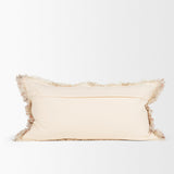Mercana Fraye 14x26 Oatmeal Multi-Tone Blend Decorative Pillow Cover