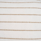 Mercana Willow 20x20 Square Cream w/ Camel Stripes Decorative Pillow Cover