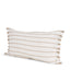 Mercana Willow 14x26 Lumbar Cream w/ Camel Stripes Decorative Pillow Cover