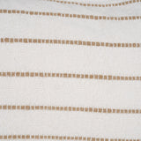 Mercana Willow 13x21 Lumbar Cream w/ Camel Stripes Decorative Pillow Cover