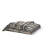 Mercana Pendle Cream w/ Woven Black Plaid Pattern Cotton Throw Blanket