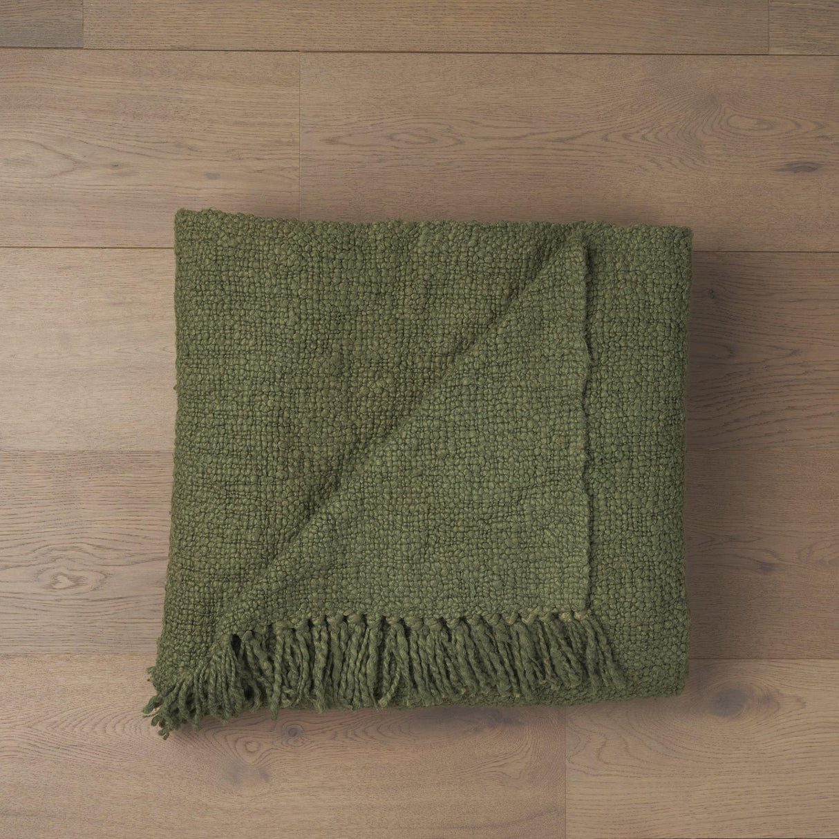 Mercana Kambal Evergreen Woven Cotton Throw Blanket