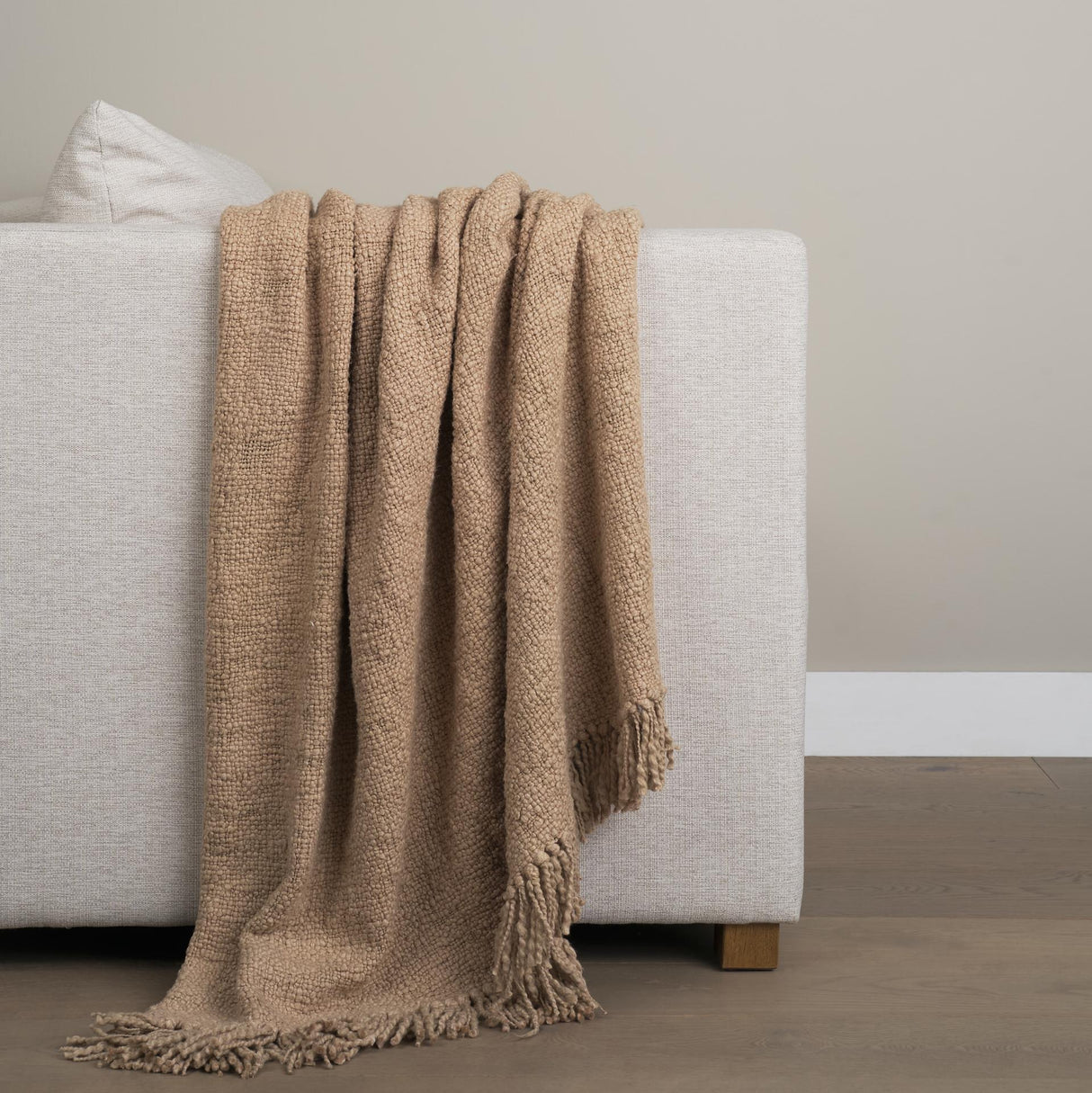 Mercana Kambal Sand Woven Cotton Throw Blanket