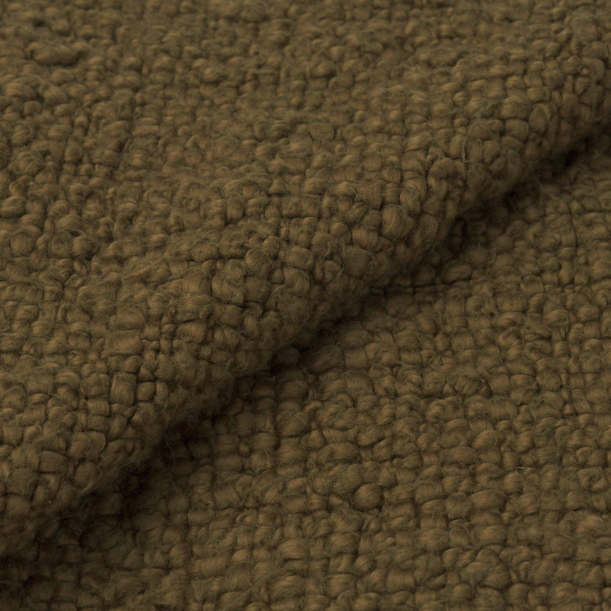 Mercana Kambal Dark Olive Green Woven Cotton Throw Blanket