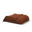 Mercana Kambal Copper Rust Woven Cotton Throw Blanket