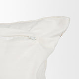 Mercana Maryn 13x21 Lumbar Cream w/ Brown Stripes Decorative Pillow Cover