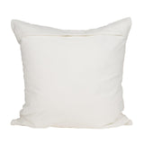 Mercana Levon 22x22 Plush Cream w/ Orange Dashed Stripes Decorative Pillow Cover