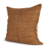 Mercana Lowen 22x22 Square Copper Rust Woven Decorative Pillow