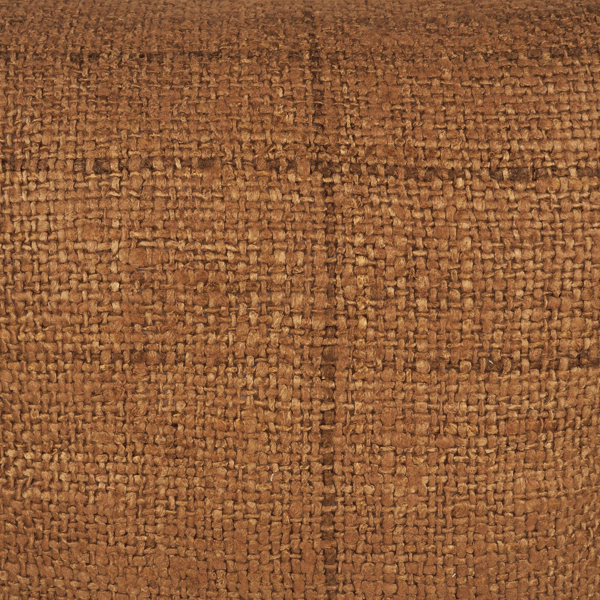 Mercana Lowen 22x22 Square Copper Rust Woven Decorative Pillow