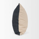 Mercana Lowen 22x22 Square Navy Woven Decorative Pillow