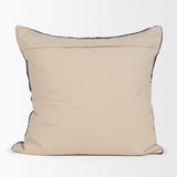 Mercana Lowen 22x22 Square Navy Woven Decorative Pillow
