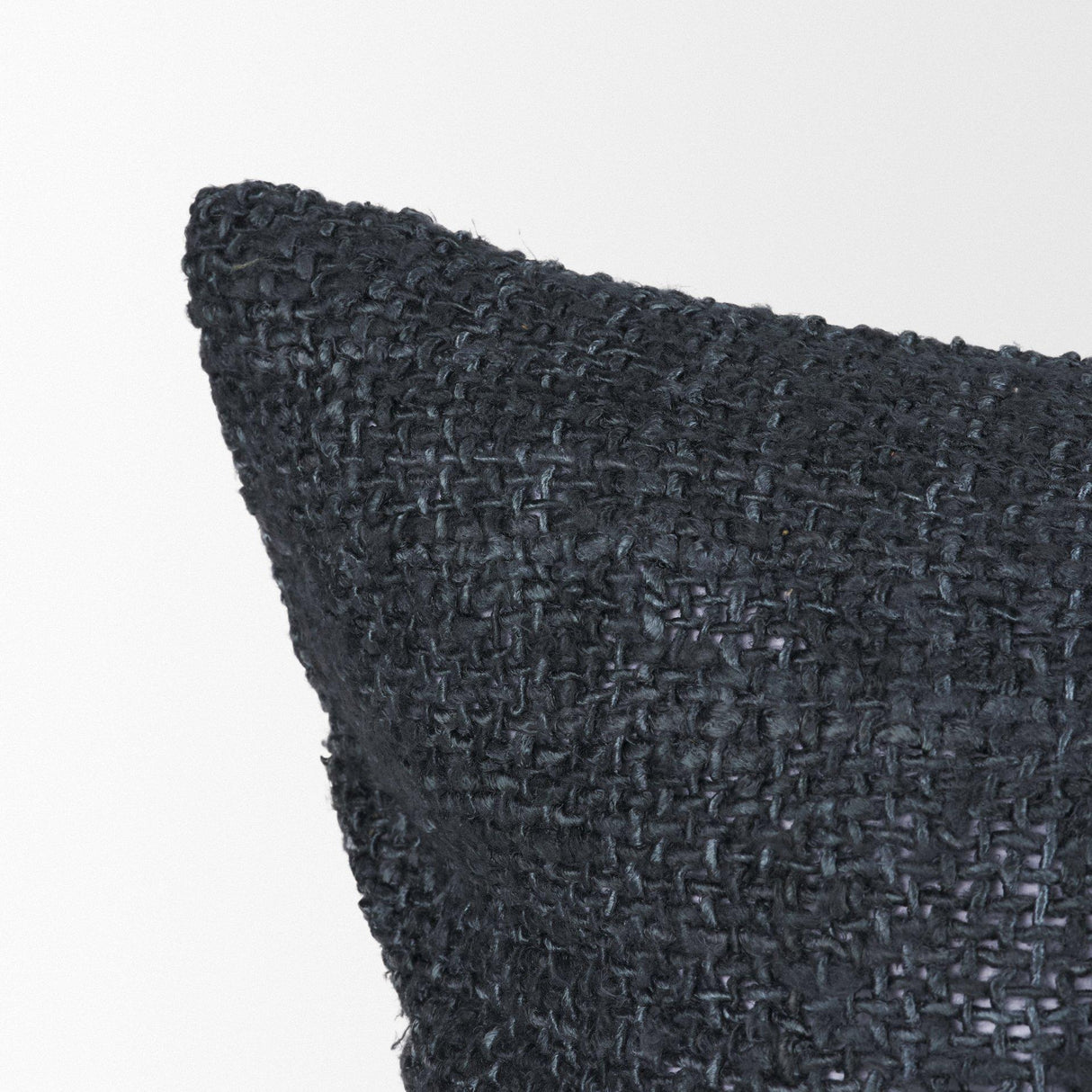 Mercana Lowen 22x22 Square Navy Woven Decorative Pillow