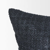 Mercana Lowen 22x22 Square Navy Woven Decorative Pillow