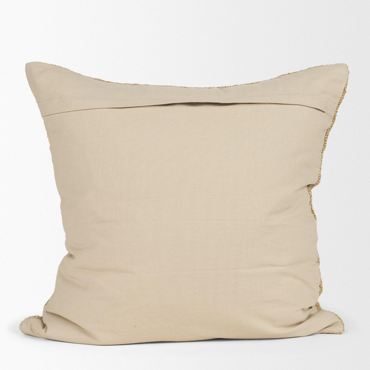 Mercana Lowen 22x22 Square Gold Woven Decorative Pillow