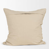 Mercana Lowen 22x22 Square Gold Woven Decorative Pillow