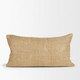 Mercana Lowen 14x26 Lumbar Gold Woven Decorative Pillow