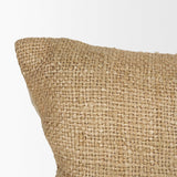 Mercana Lowen 14x26 Lumbar Gold Woven Decorative Pillow
