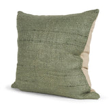 Mercana Lowen 22x22 Square Silver Sage Woven Decorative Pillow