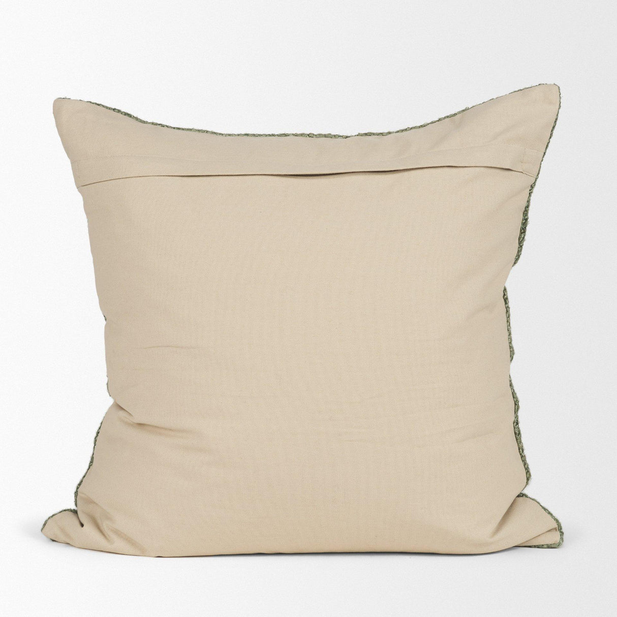 Mercana Lowen 22x22 Square Silver Sage Woven Decorative Pillow