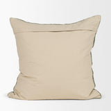 Mercana Lowen 22x22 Square Silver Sage Woven Decorative Pillow