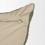 Mercana Lowen 22x22 Square Silver Sage Woven Decorative Pillow