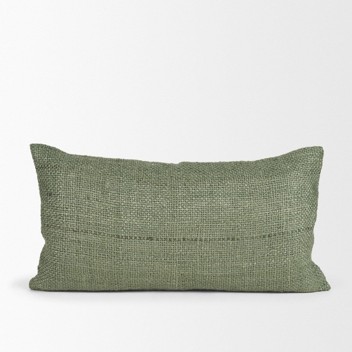 Mercana Lowen 14x26 Silver Sage Woven Decorative Pillow