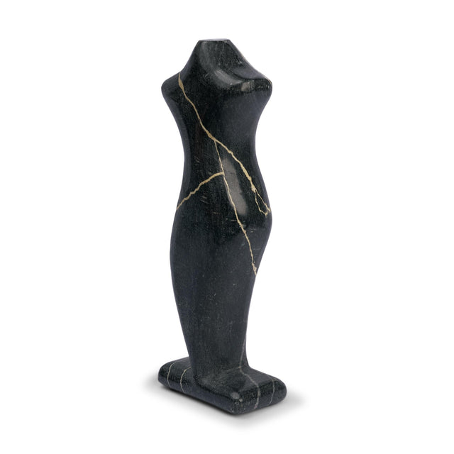 Mercana Contour Black Marble Silhouette Decorative Object